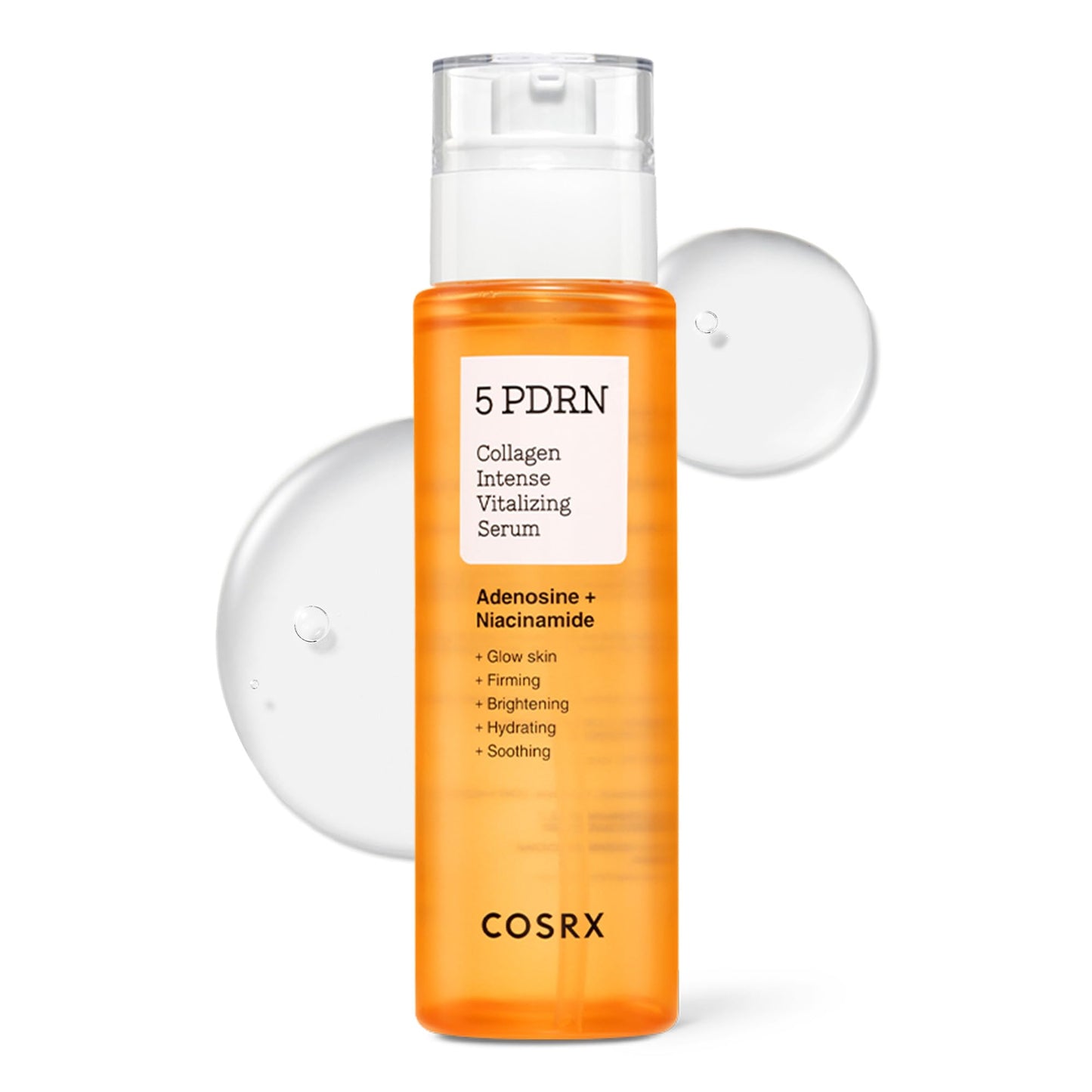 COSRX 5 PDRN Collagen Serum, Anti-aging, Glass Skin & Plumping, 3.38 fl oz