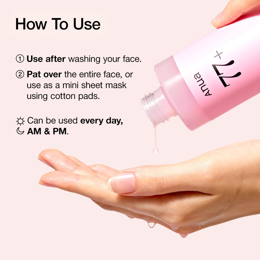 Anua Peach 77 Niacin Essence Toner, 8.45 fl oz