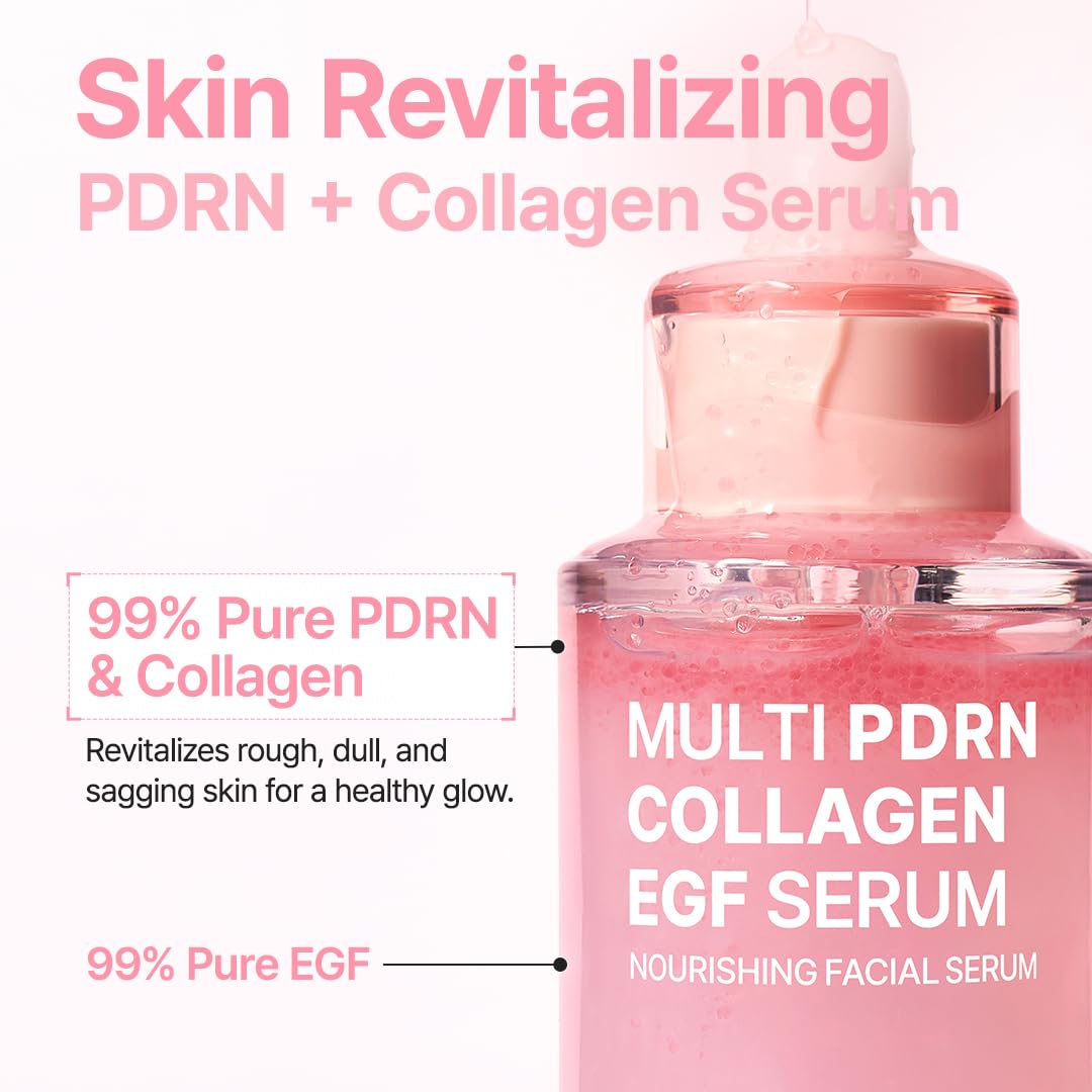 PURITO Multi PDRN + Collagen + EGF Serum | Revitalizing Glow, 1.01 fl oz
