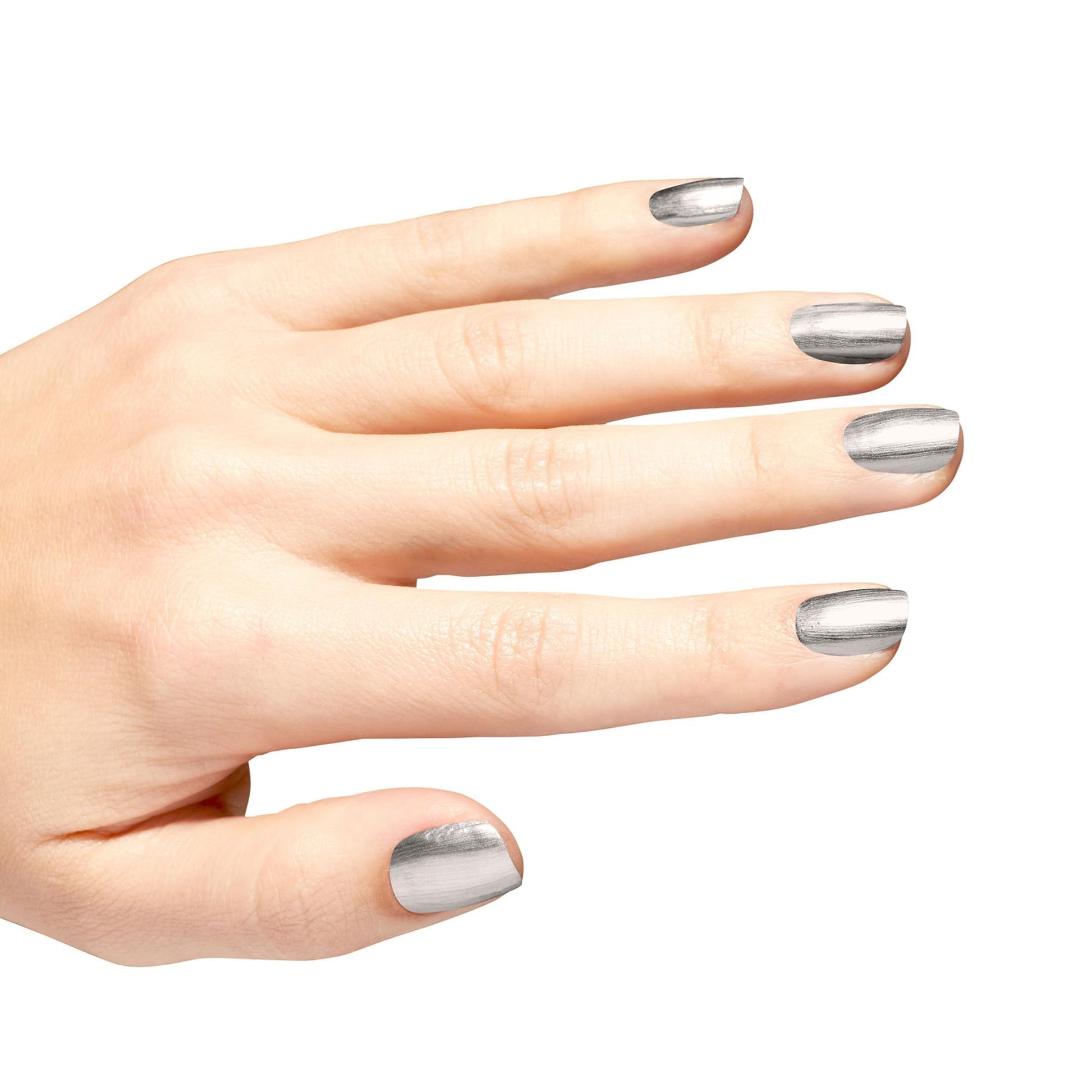 OPI Nail Lacquer Chrome Clawz | Opaque Bright Silver Metallic Nail Polish
