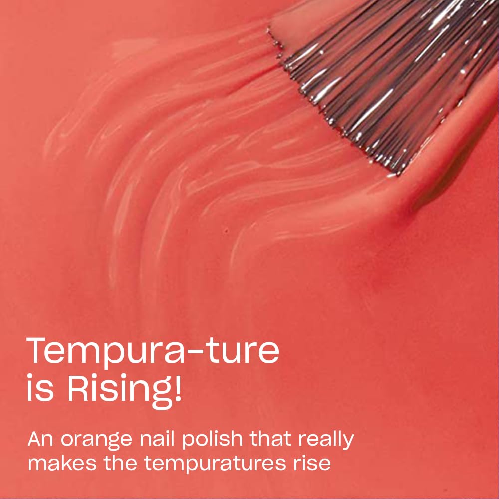 OPI Nail Lacquer Tempura-ture is Rising! | Opaque Bright Orange