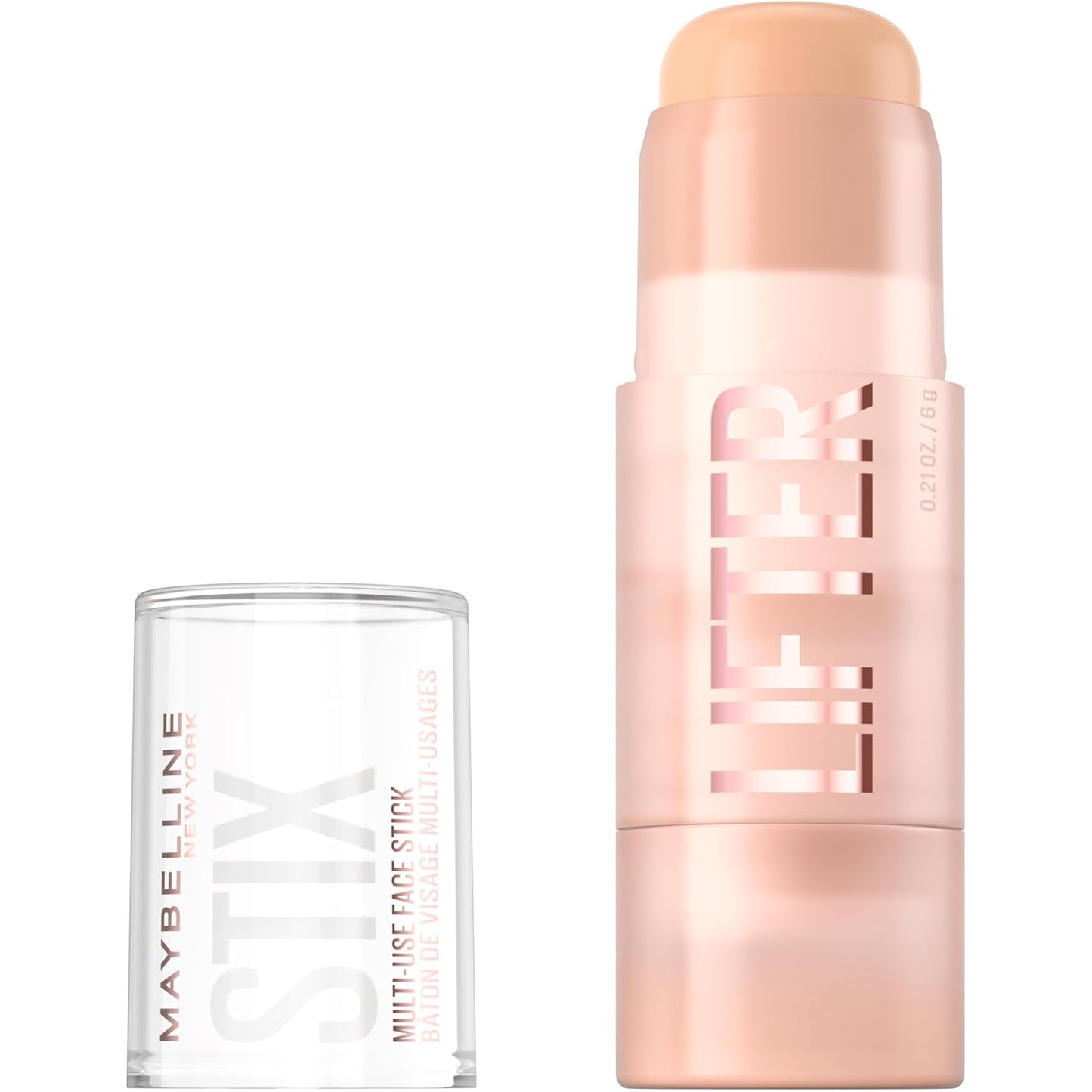 Maybelline Lifter Stix Multi-Use Face Stick - Contour, Bronzer, Concealer and Foundation Stick, All-In-One Creamy Face Makeup with Cranberry Seed Oil, 10, 1 Count