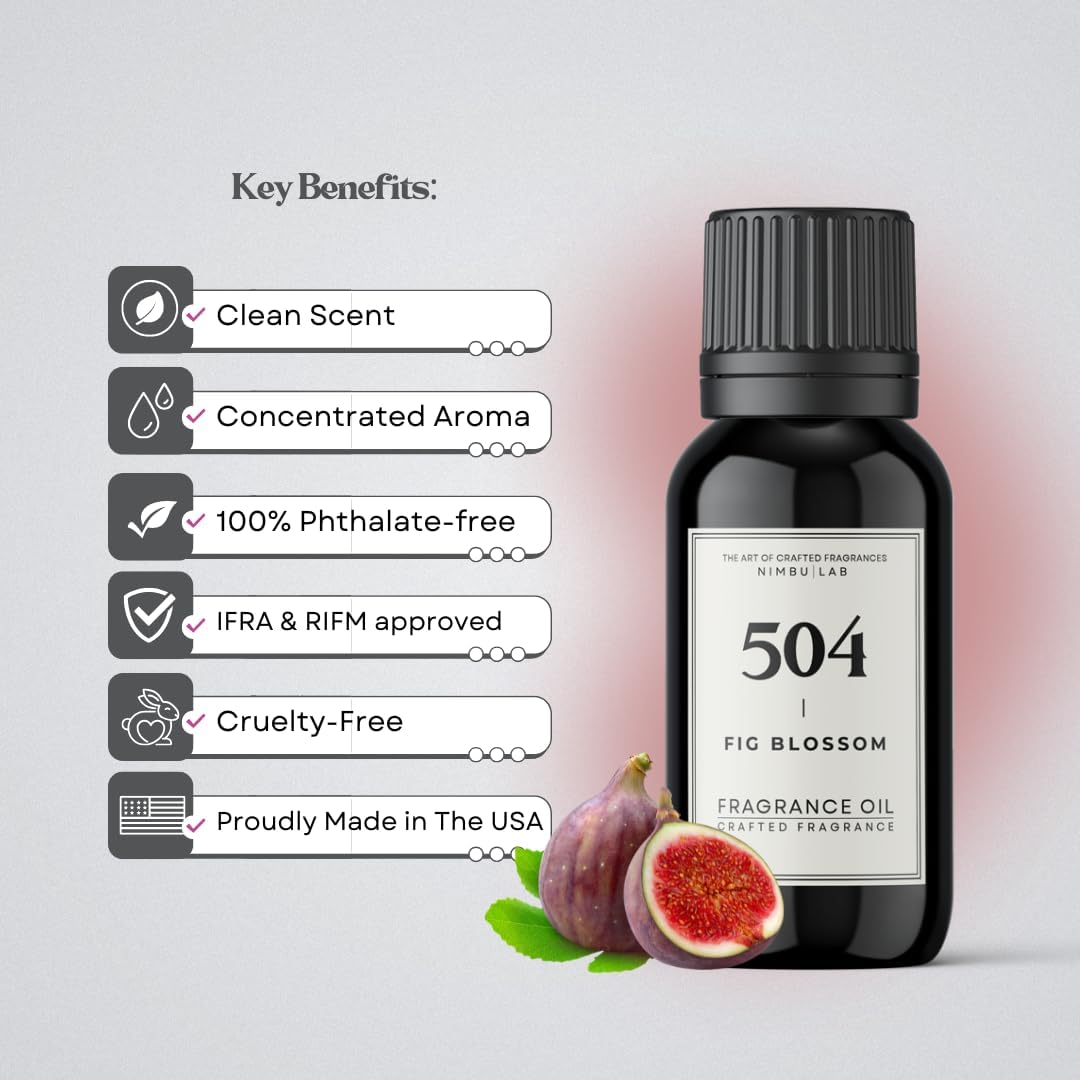 New Fragrance Oil Diffusers, Essential Oil Diffusers, Luxury Hotel Air Fresheners for Home (1 Fl Oz (Pack of 1), 504 FIG Blossom)