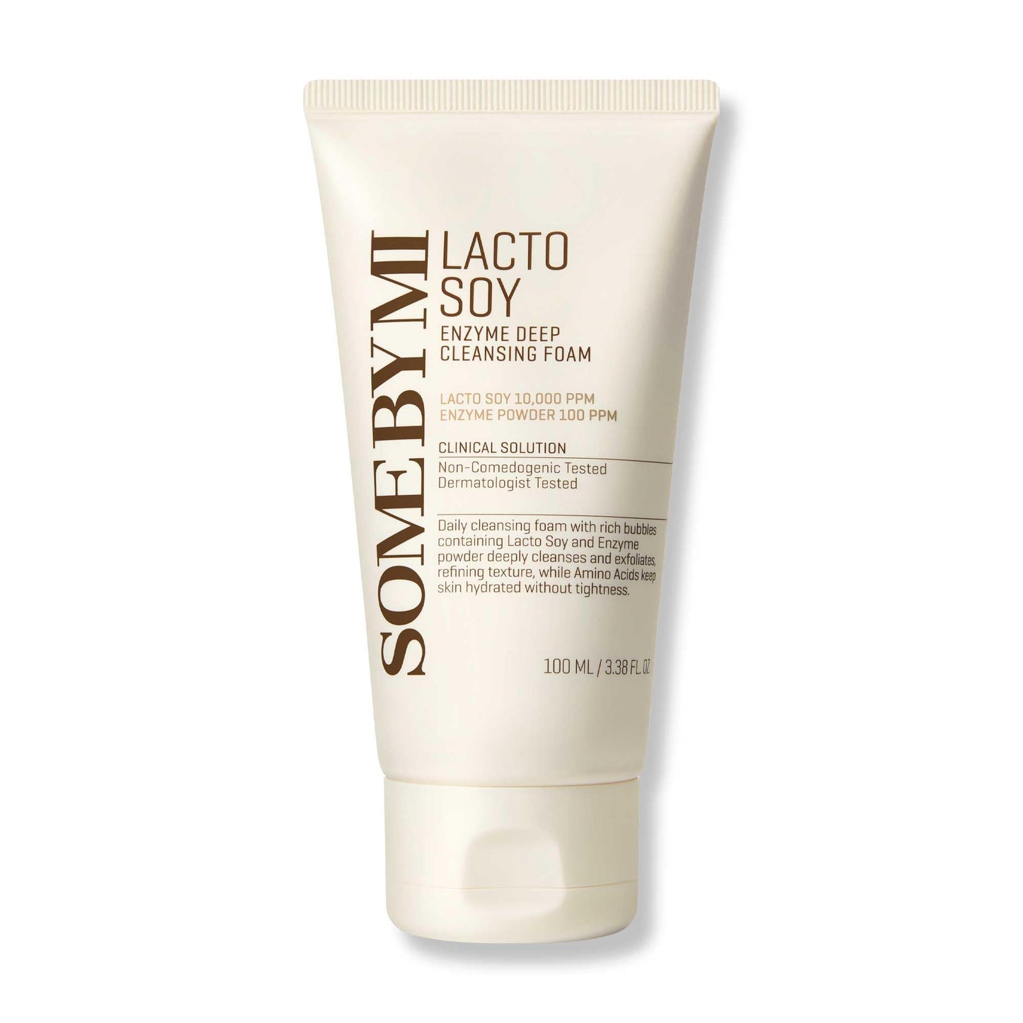 SOME BY MI Lacto Soy Enzyme Deep Cleanser – 3.4oz, 100ml – Korean Vegan Face Wash with Papain & Soy