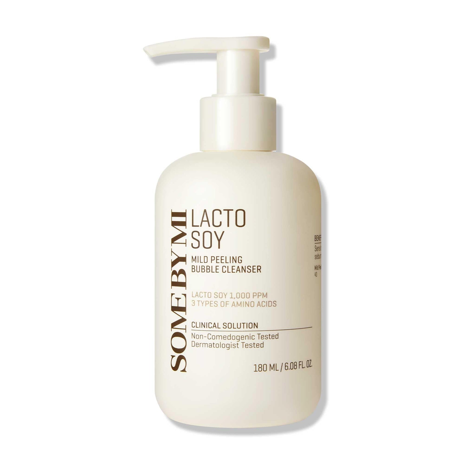 SOME BY MI Lacto Soy Mild Peeling Bubble Cleanser – 6.08oz, 180ml – Korean Vegan Blackhead Removing