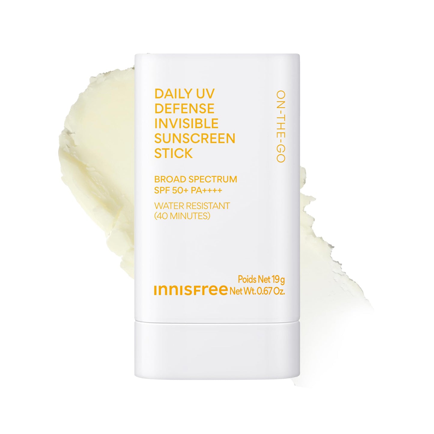 innisfree Daily UV Defense Sunscreen Stick SPF 50+​ | Korean Sunscreen Stick for Face and Body with