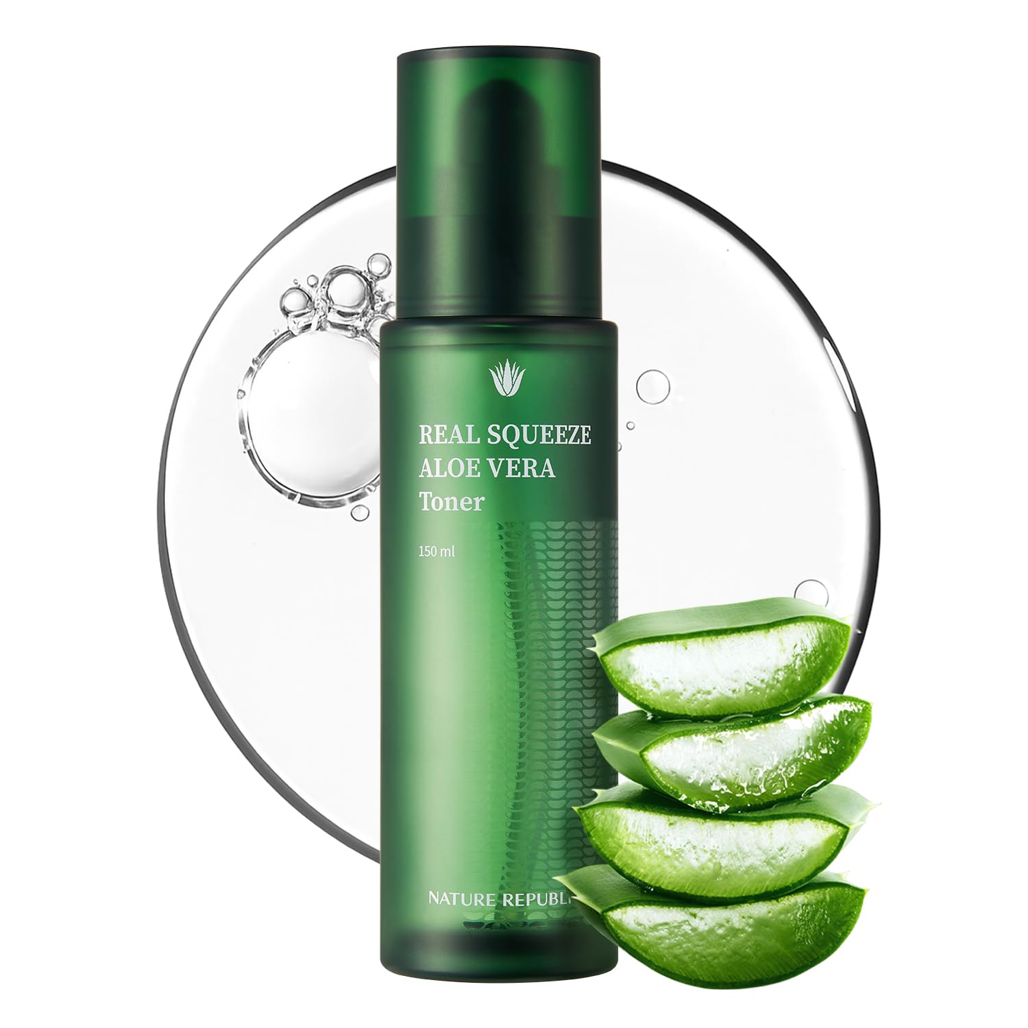 Nature Republic Real squeeze aloe vera Toner | Hydrating Moisturizer, Hydrating Glowm
