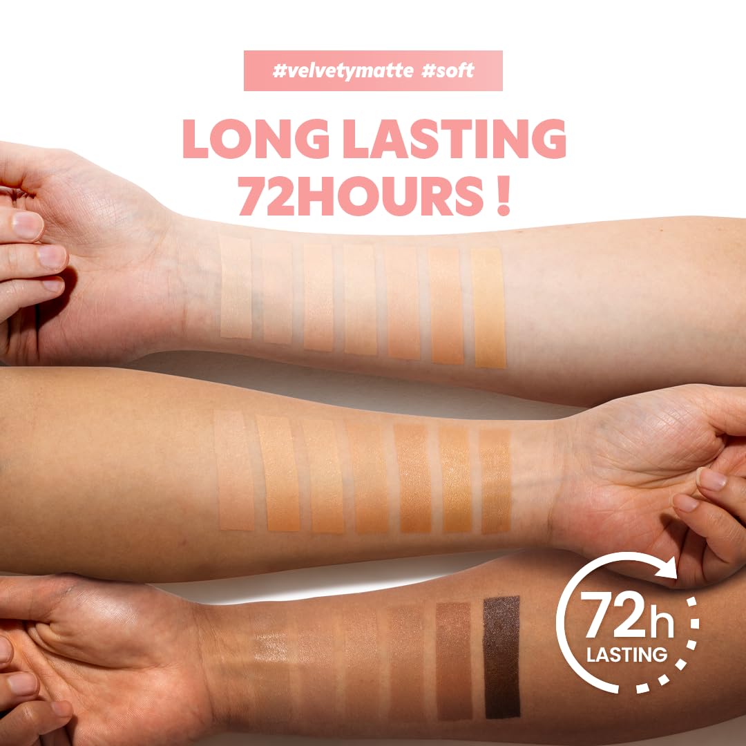 [*Mini Size*] TIRTIR All Cover Pink Cushion | Korean Cushion Foundation, (#17C Porcelain, 0.15 Fl Oz)