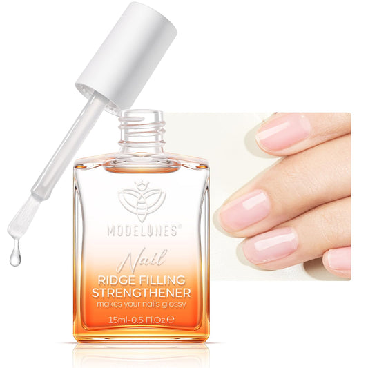 modelones Nail Strengthener Clear Nail Polish Repair for Damaged Nail Hardener Extra Strong and