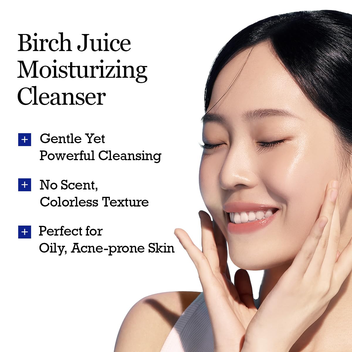 ROUND LAB Birch Juice Moisturizing Cleanser | Unclogs hidden sebum, Clears away dead skin cells.