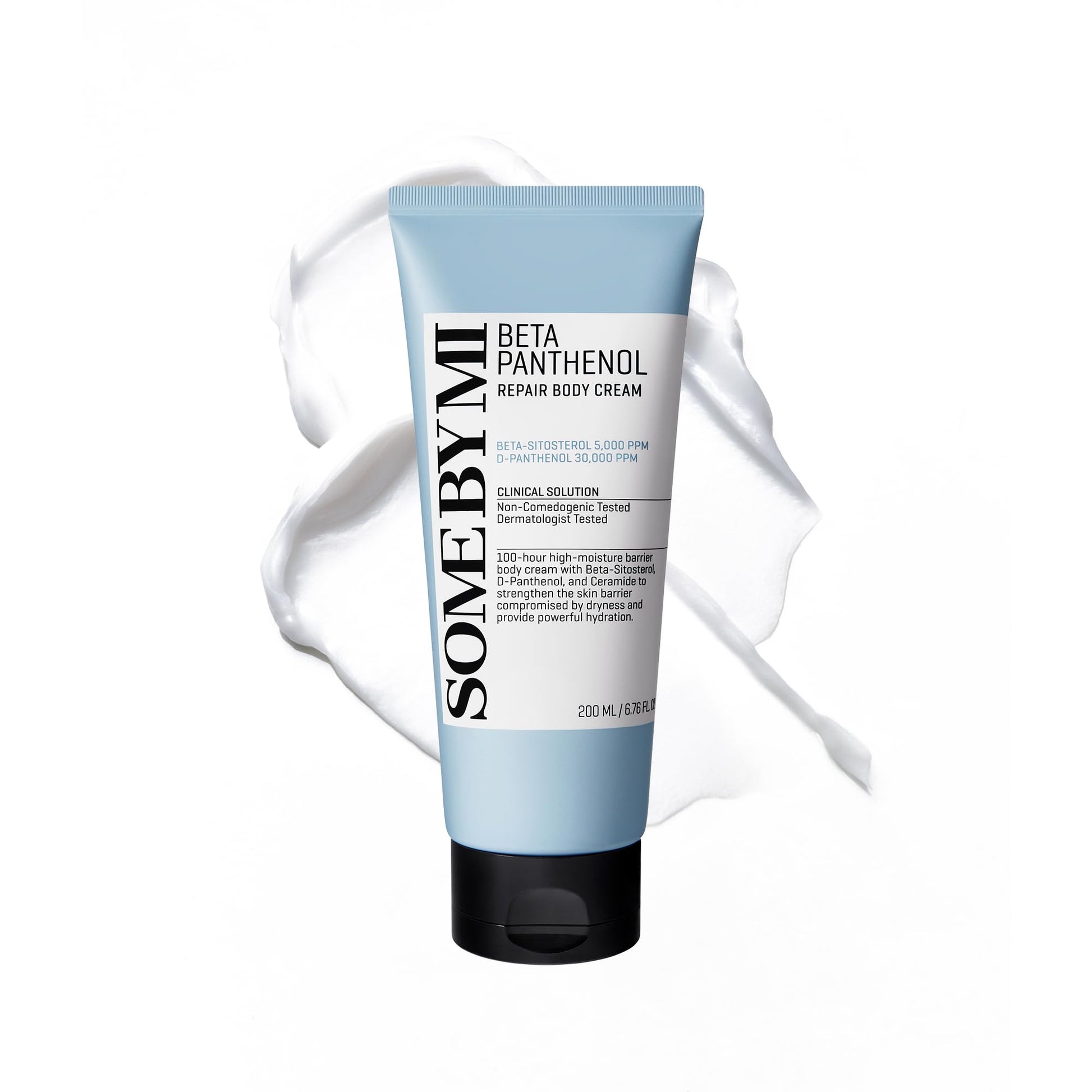 SOME BY MI Beta-Panthenol Repair Body Cream - 6.76Oz, 200ml - Hydrating and Redness-Soothing Daily