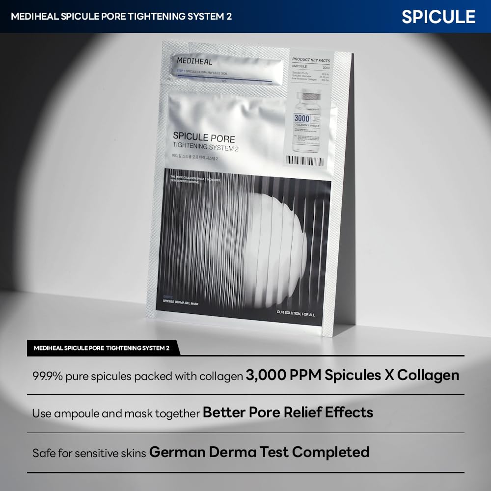 MEDIHEAL Collagen Spicule 3000ppm Hydrogel Mask Set (10ea)