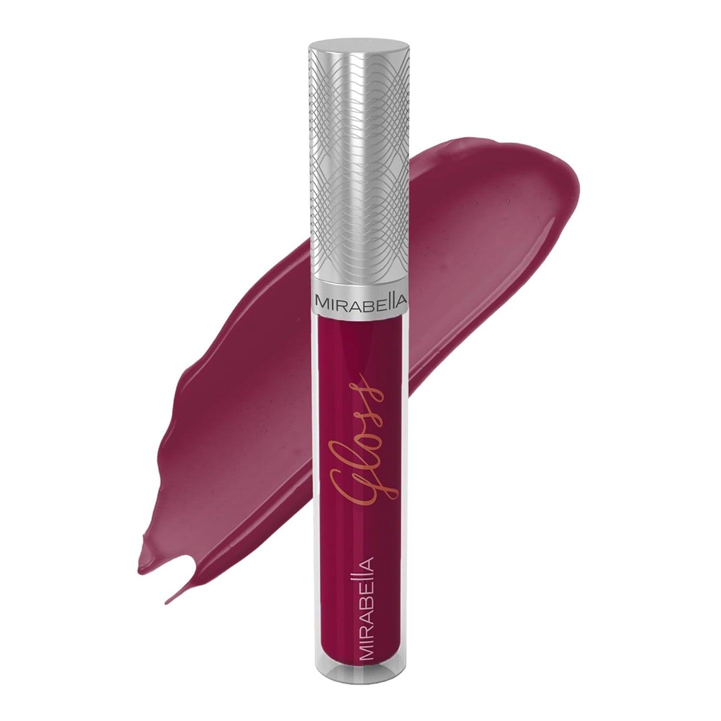 Mirabella Luxe Advanced Lip Gloss, Hydrating Non-Sticky High-Shine Lip Gloss for Women, Infused with Vitamin E & Jojoba Oil, Long-Lasting & Cruelty-Free - Original Sublime (Rich Purple Plum)