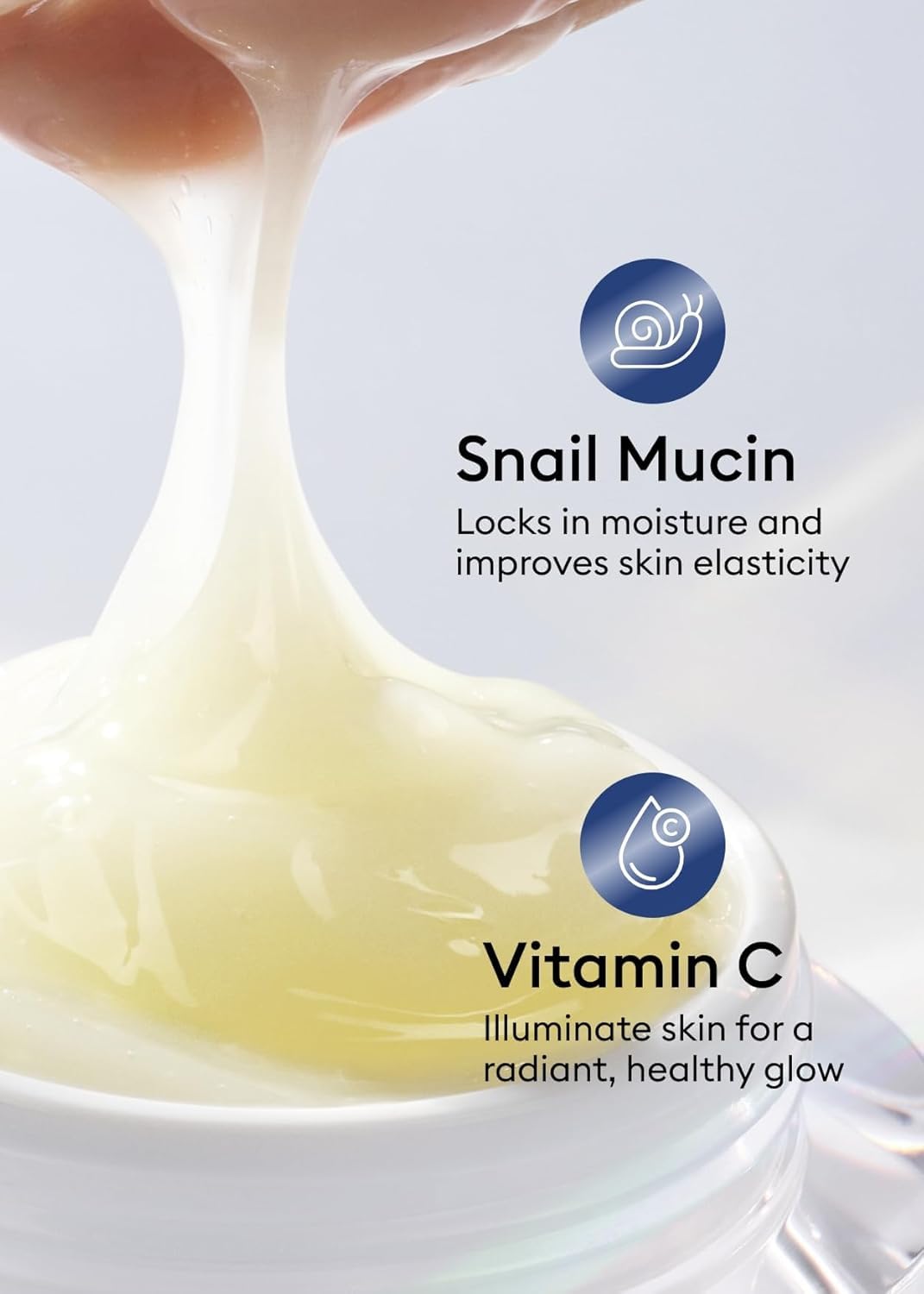 MISSHA Cell Renew Snail Mucin Vitamin C Cream Korean Moisturizer 1.69 oz