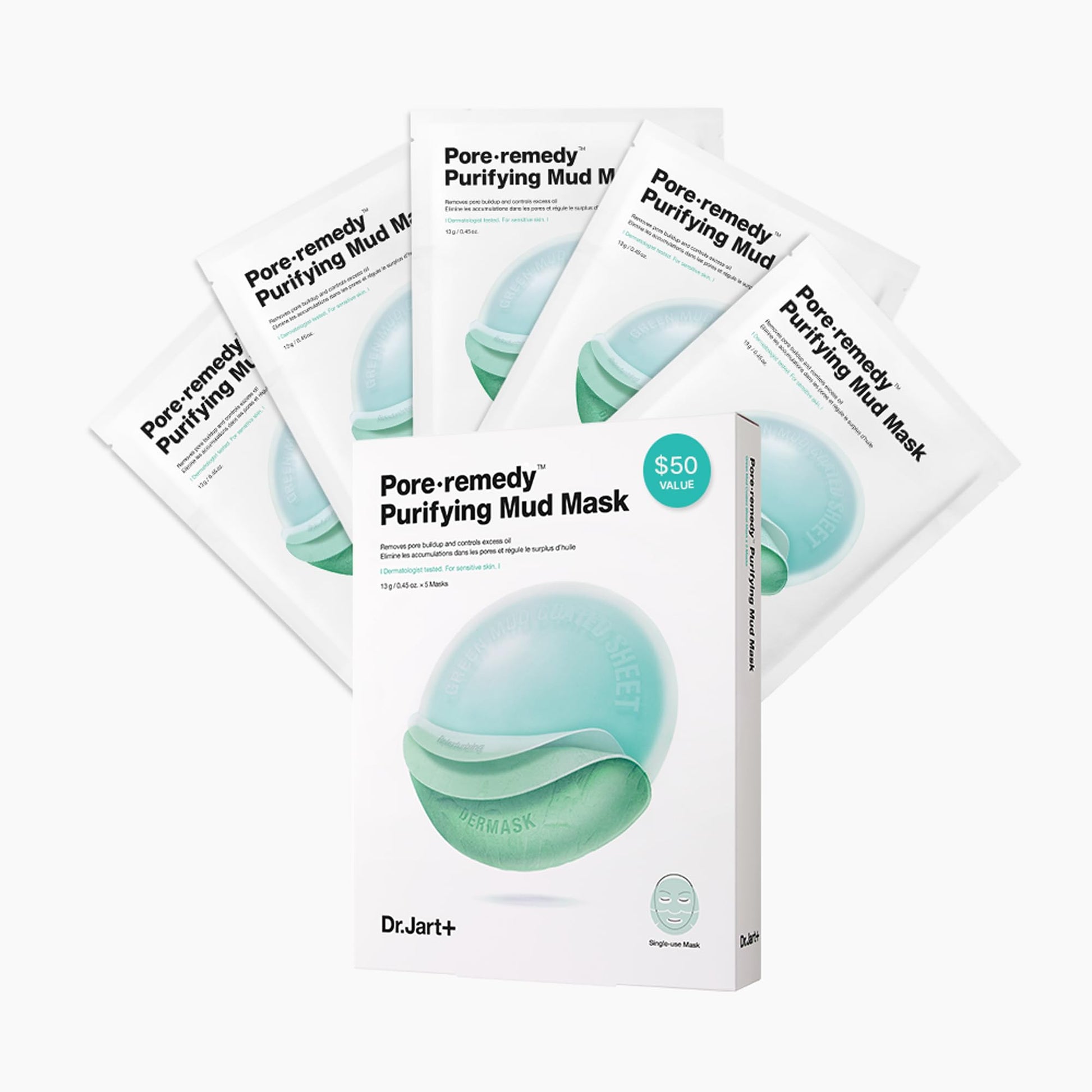 Dr.Jart+ Pore Remedy Purifying Mud Korean Face Mask | Sheet Mask | Gifts for Women | Korean Skin