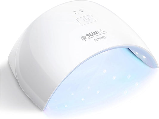 SUNUV UV LED Nail Lamp, Nail Dryer for Gel Polish UV Light for Gel Nails with Sensor 2 Timer SUN9C