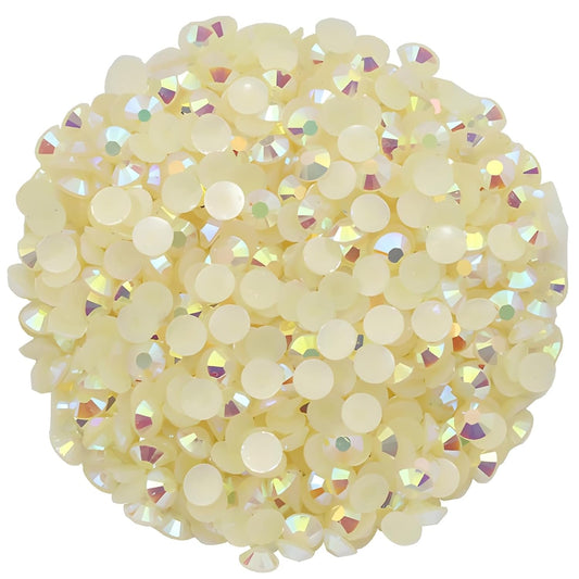 4500 Pcs SS12 3mm AB Flatback Rhinestones for Nails Art Crafts Glitter Round Shine Gems Crystals