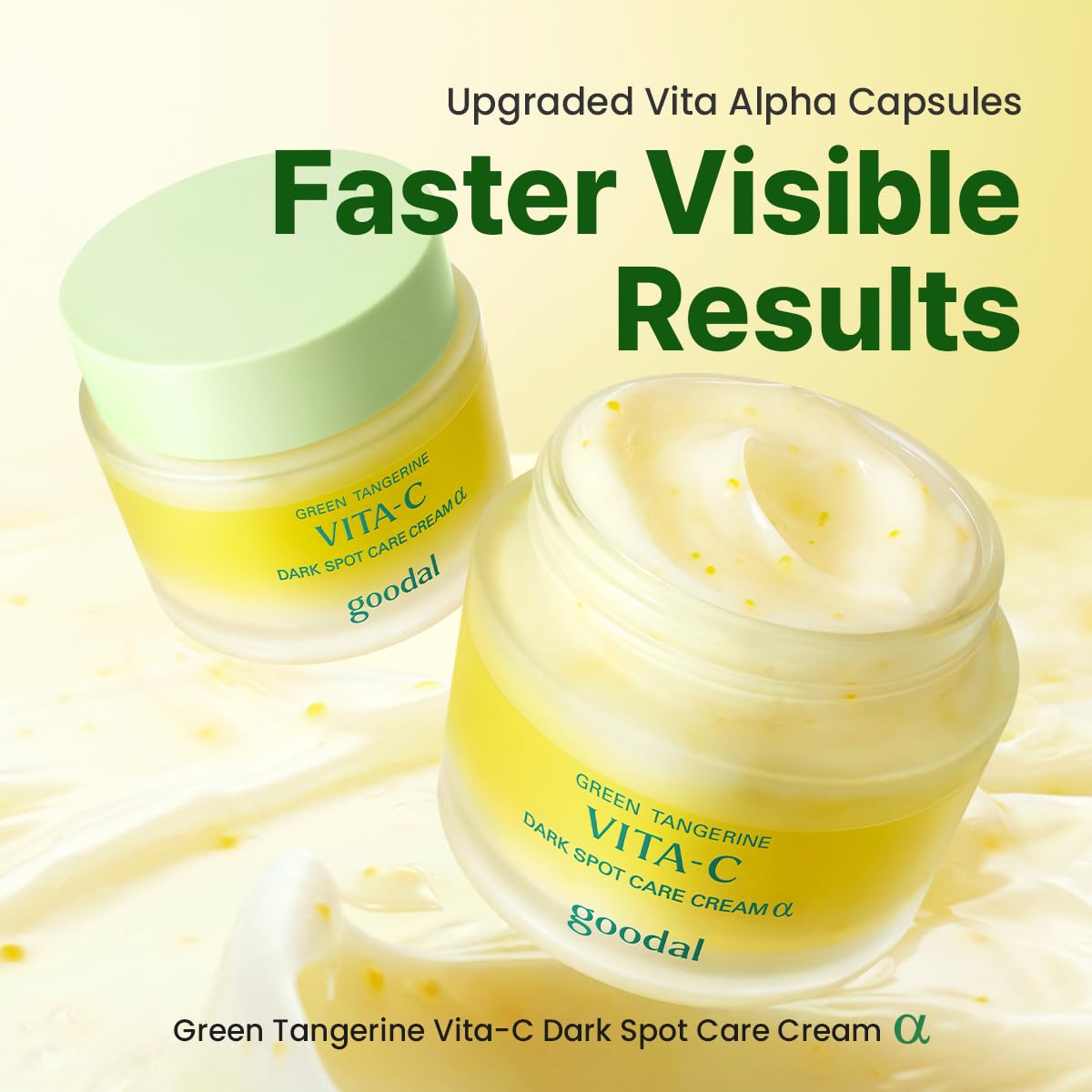 GOODAL Green Tangerine Vitamin C Cream [Advanced Ver.] – Vitamin C Cream with 5% Niacinamide |