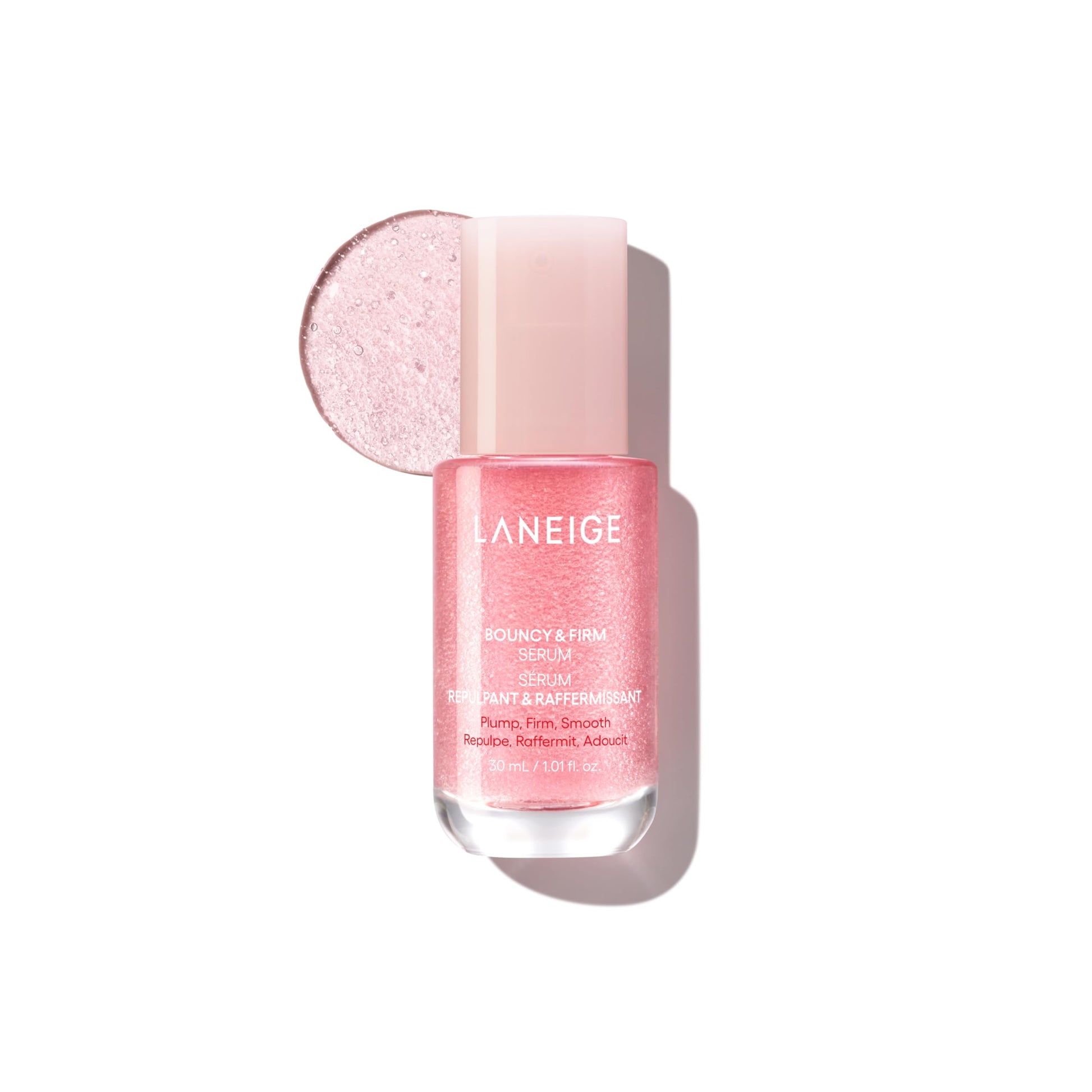 LANEIGE Bouncy & Firm Serum: Korean Slow Anti-Aging Collagen Complex Face Serum with Peptides for