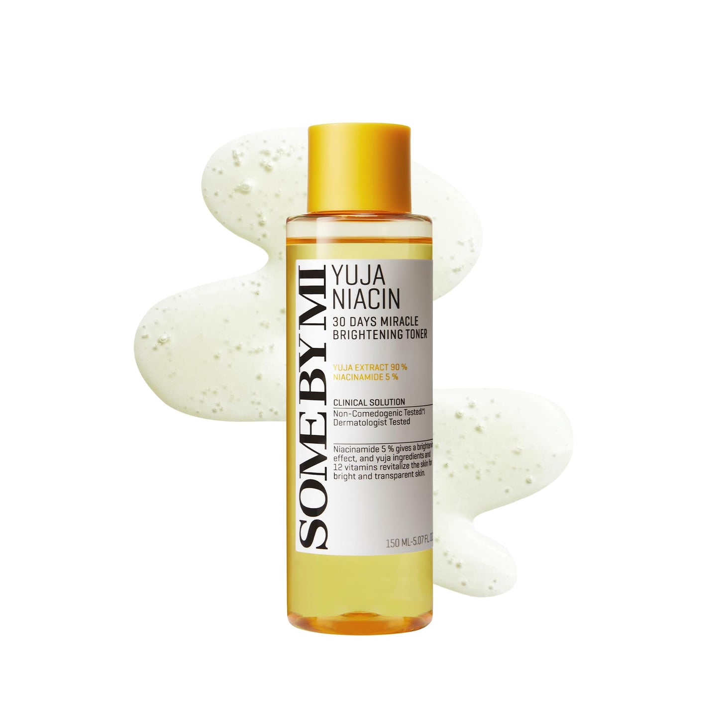 SOME BY MI Yuja Niacin 30 Days Miracle Brightening Toner – 5.07oz, 150ml – Korean 5% Niacinamide