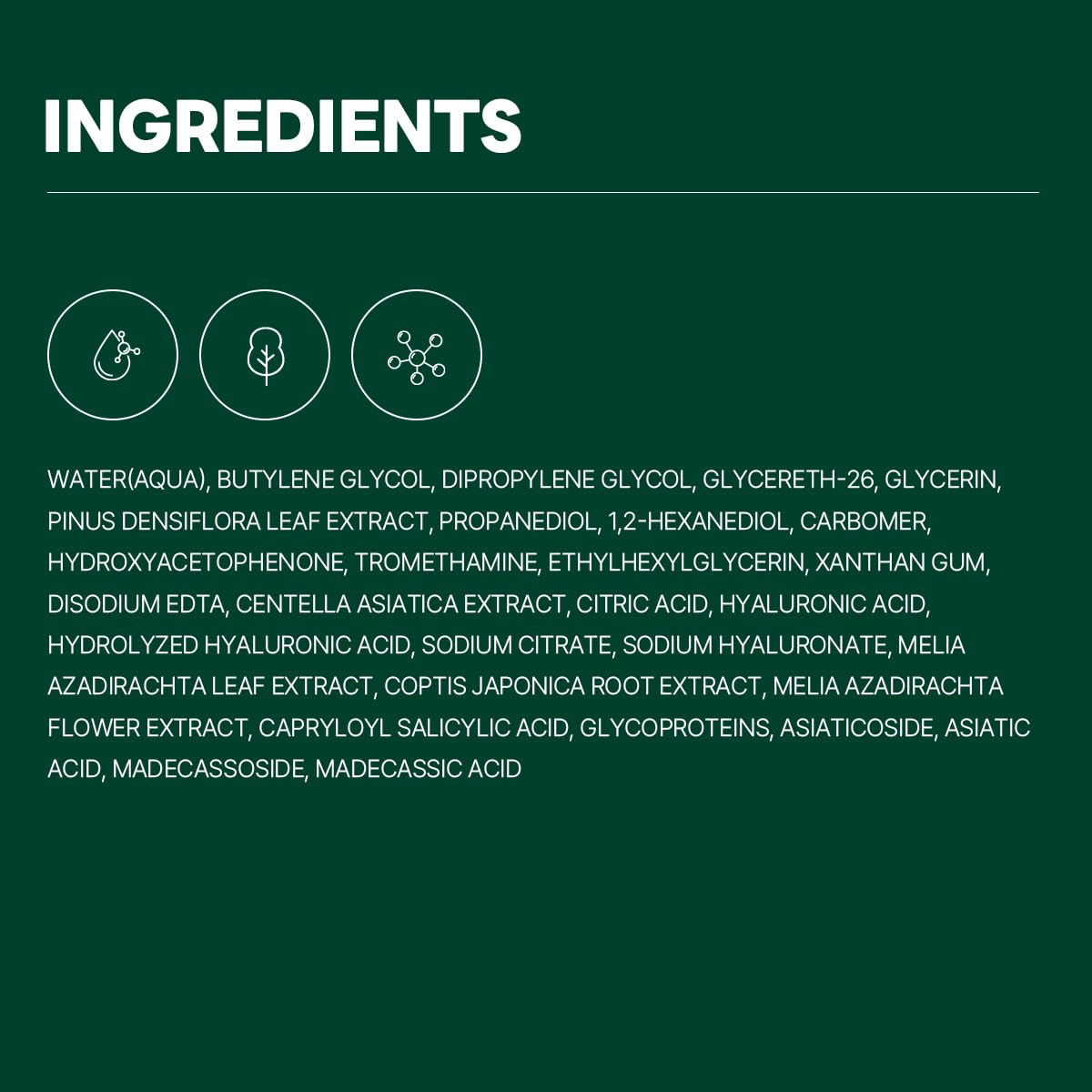 ROUND LAB Pine Calming Cica Ampoule 1.01 Fl Oz, Hydrating and Soothing Serum with Pine Cica and