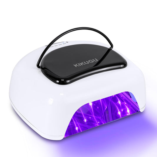 Cordless Rechargeable UV LED Nail Lamp,96W UV Light for Gel Nails with Metallic Reflector & Metal