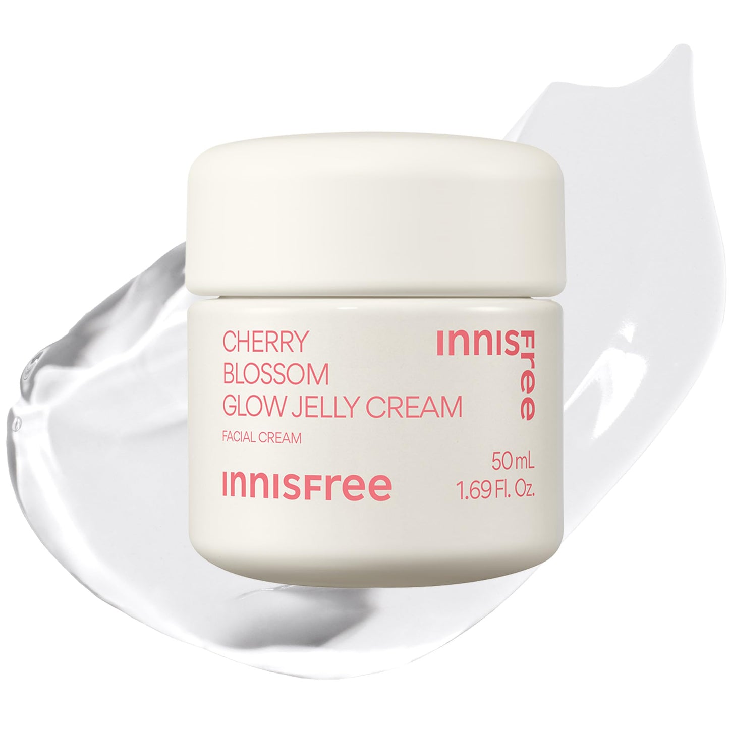 Innisfree Cherry Blossom Glow Jelly Cream | Hydrating Korean Moisturizer with Niacinamide for