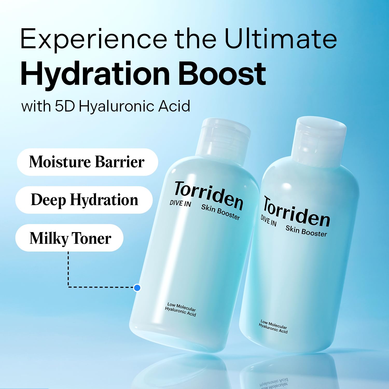 Torriden DIVE IN Skin Booster 200ml (6.76 fl. oz.) | Deep Nourishing Facial Toner for Dry