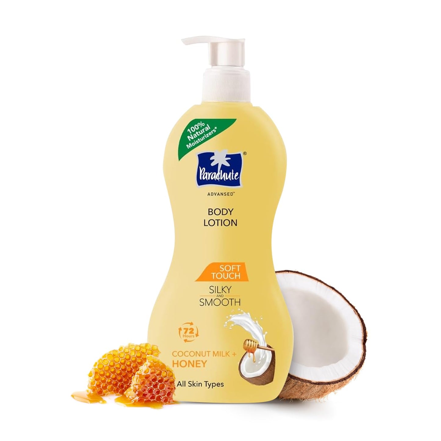 Parachute Advansed Soft Touch Body Lotion with Pure Coconut Milk & Honey |For Women & Men | All
