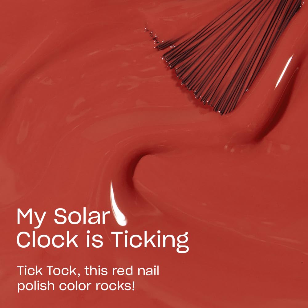OPI Nail Lacquer My Solar Clock is Ticking | Opaque Dark Orange Nail Polish