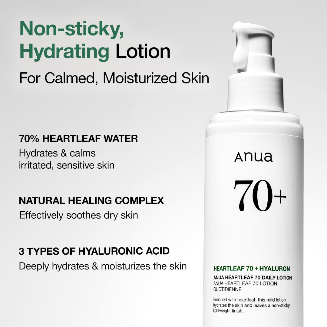 Anua Heartleaf Daily Lotion, 6.76 fl.oz