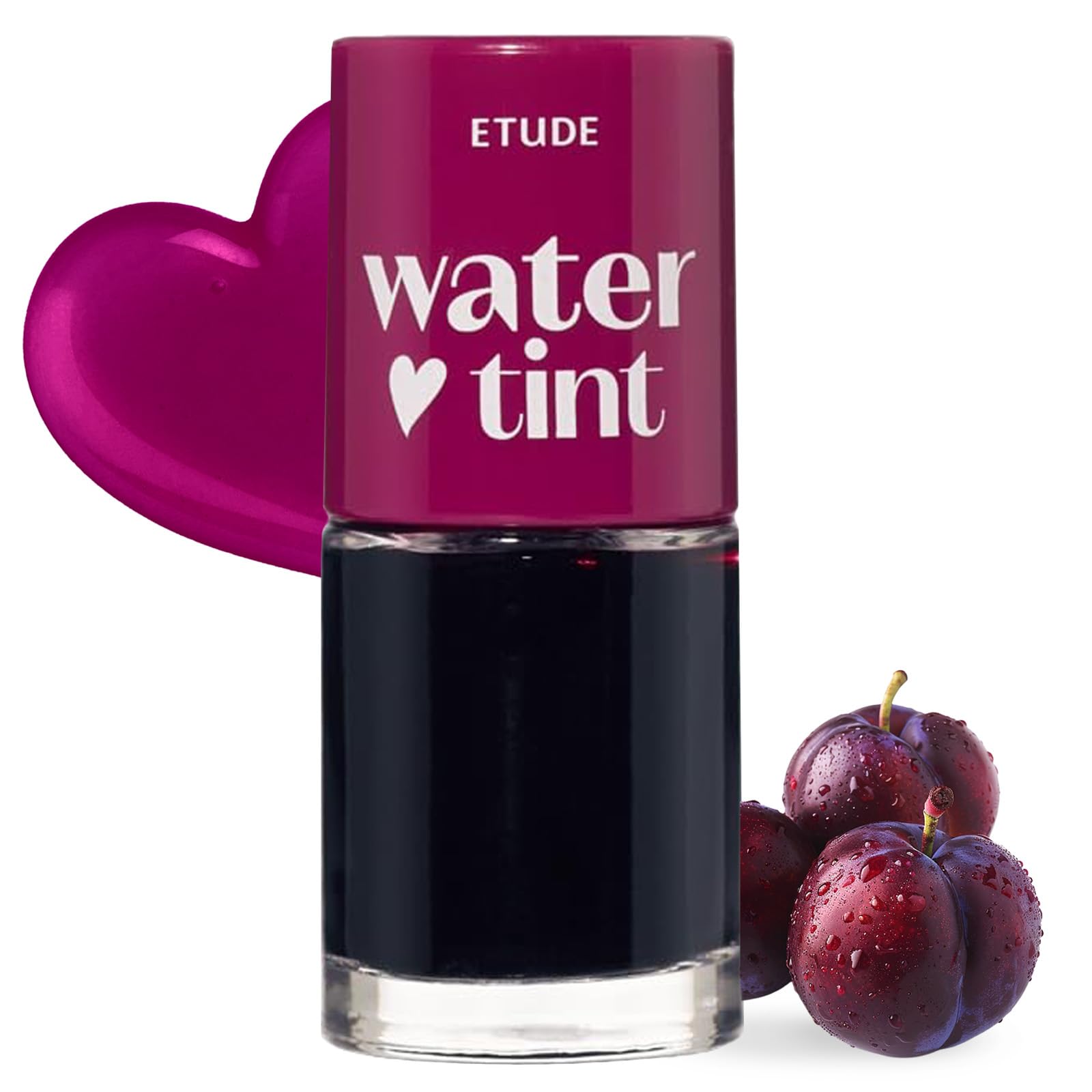ETUDE Dear Darling Water Tint – Prune Ade | Korean Lip Stain & Lip Tint for Hydrated Pink Lips