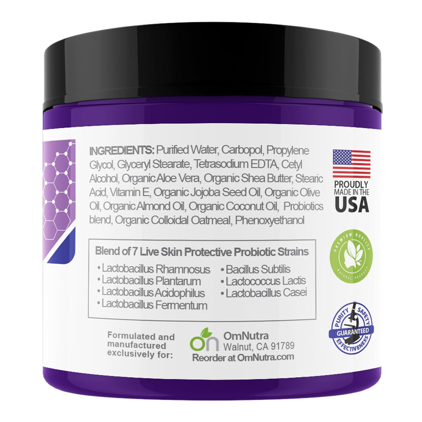 Staphyderm Non Antibiotic Ointment - All Natural Topical Probiotic Lotion New Skin Therapy Cream For Dry Itchy Skin Organic Based Topical Probiotics for Skin Care (8oz Cream)