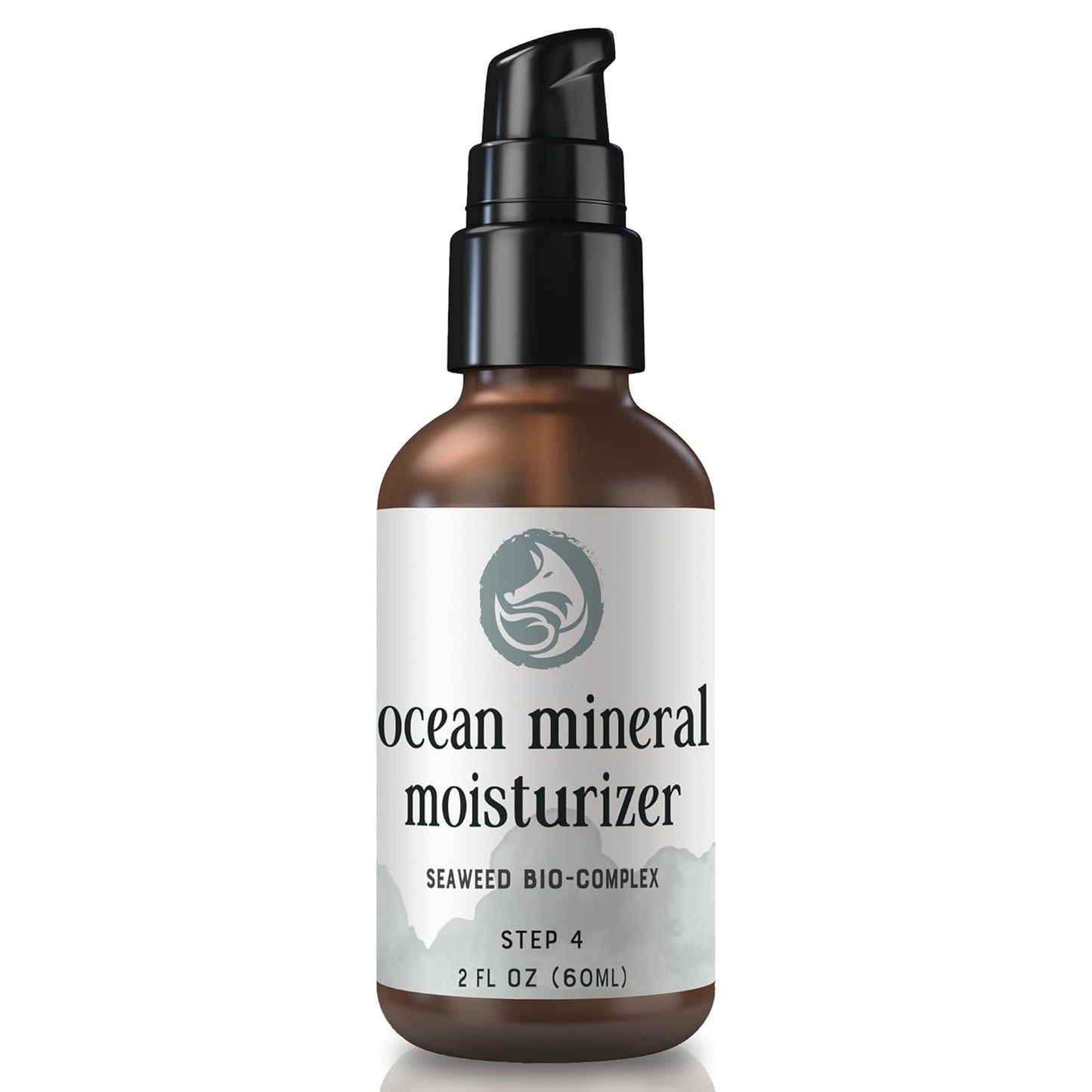 Ocean Mineral Facial Moisturizer - Vegan - Natural & Organic Face Lotion for Women Daily Use - Sensitive Oily Dry and Other Skin Types - Anti Aging Hydrating - Seaweed Bio-Complex 2 oz