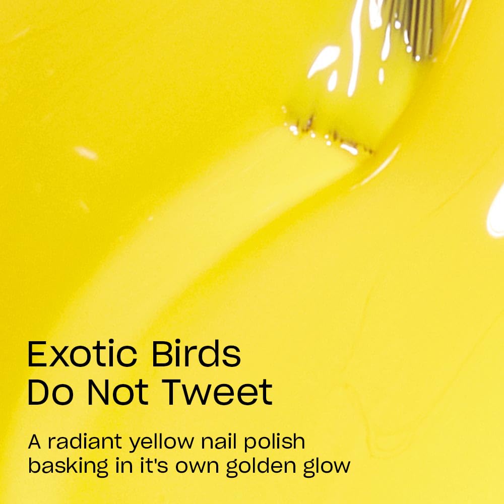 OPI Nail Lacquer Exotic Birds Do Not Tweet | Opaque Soft Yellow Nail Polish