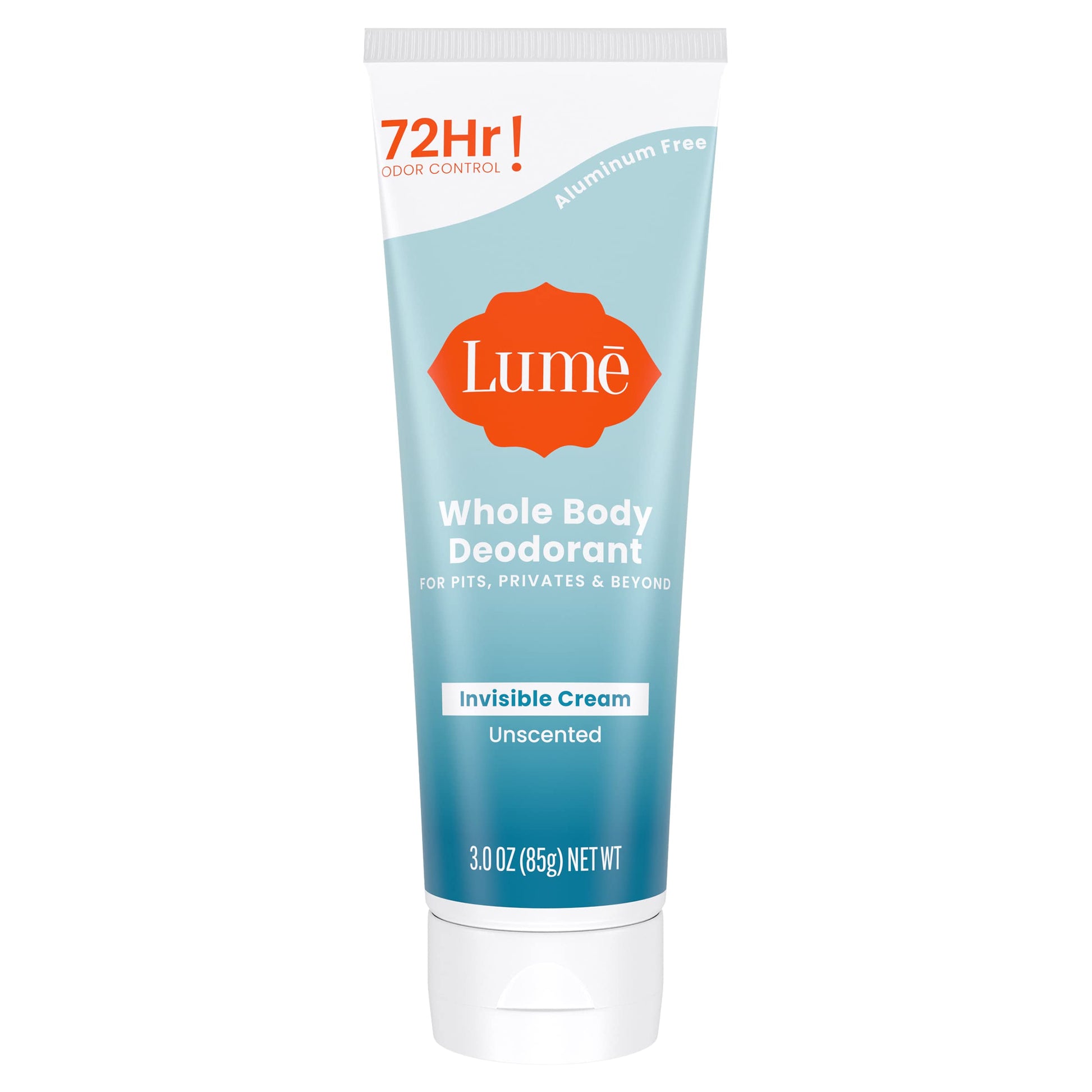 Lume Whole Body Deodorant - Cream Tube - 3 oz (Unscented)