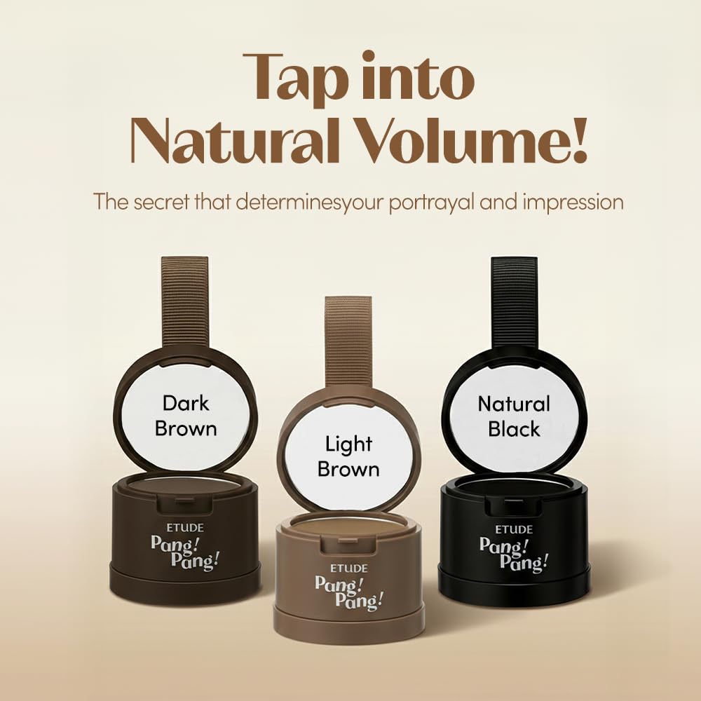 ETUDE Hair Pang Pang hairline powder Root Touch Up Hair Color, Waterproof, For Facial Makeup