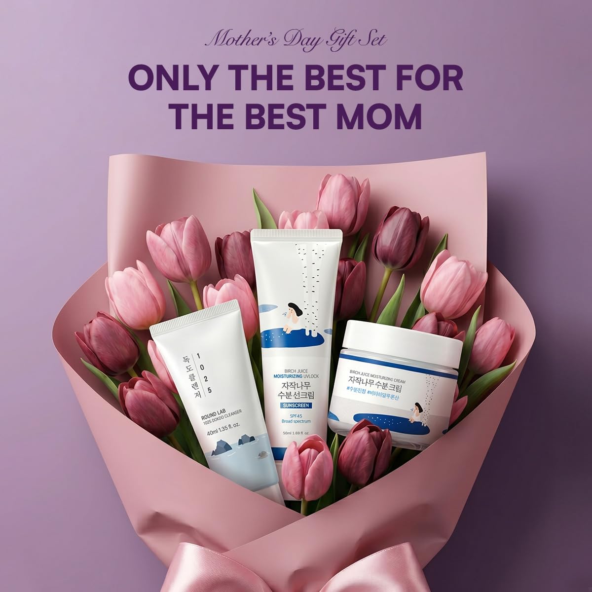 ROUND LAB Hydrating Skin Care Gift Set