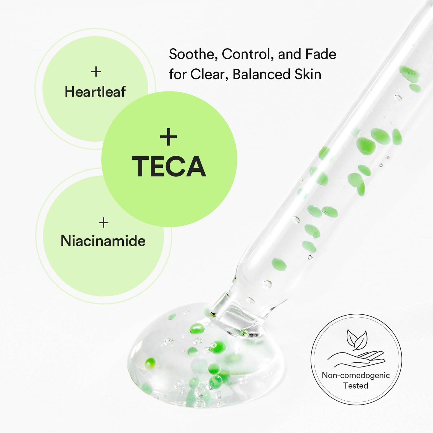 Abib Heartleaf TECA capsule serum Calming drop 1.69 fl.oz., Soothing Hydration with Centella