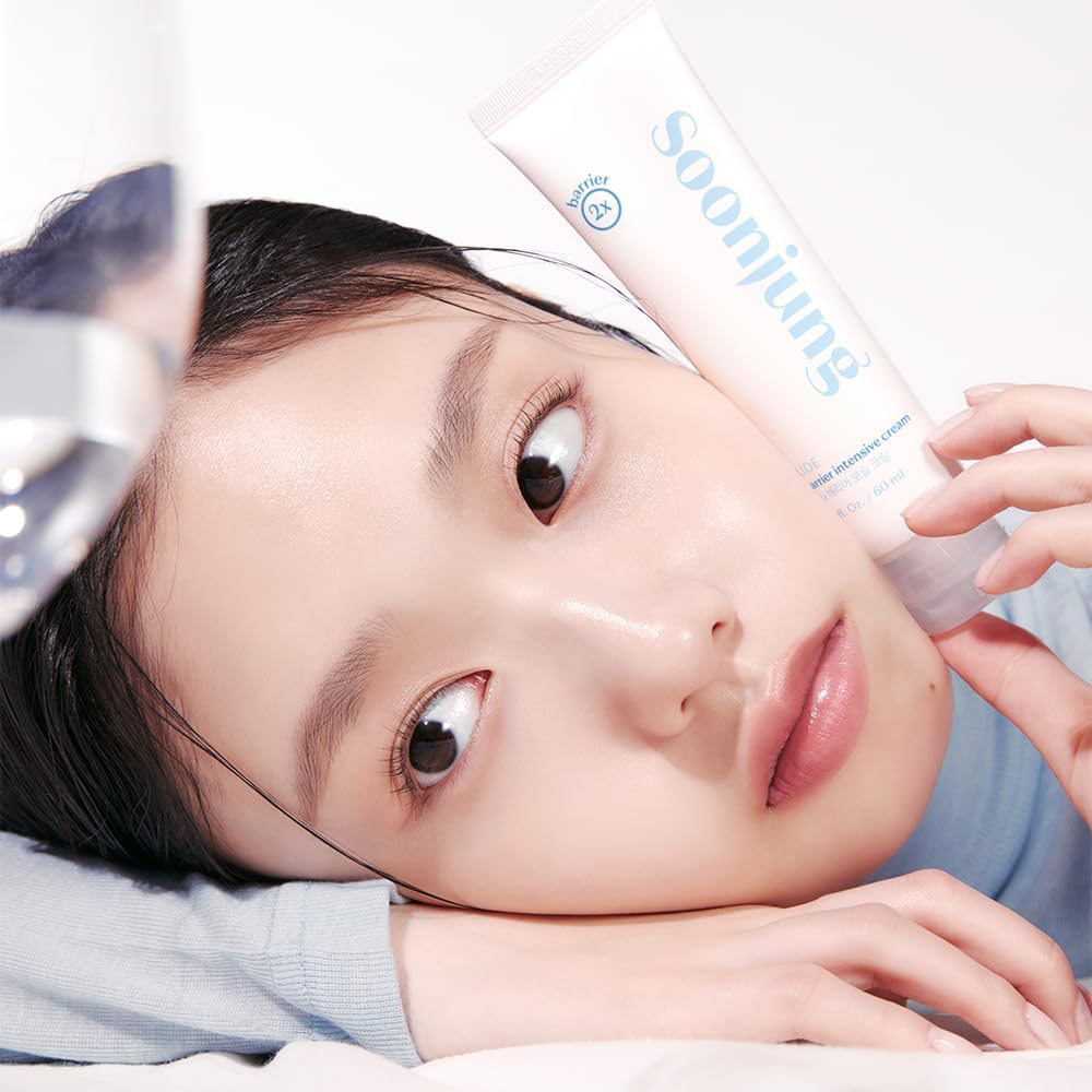 ETUDE SoonJung 2x Barrier Intensive Cream Light Texture | Vegan Korean Face Moisturizer for
