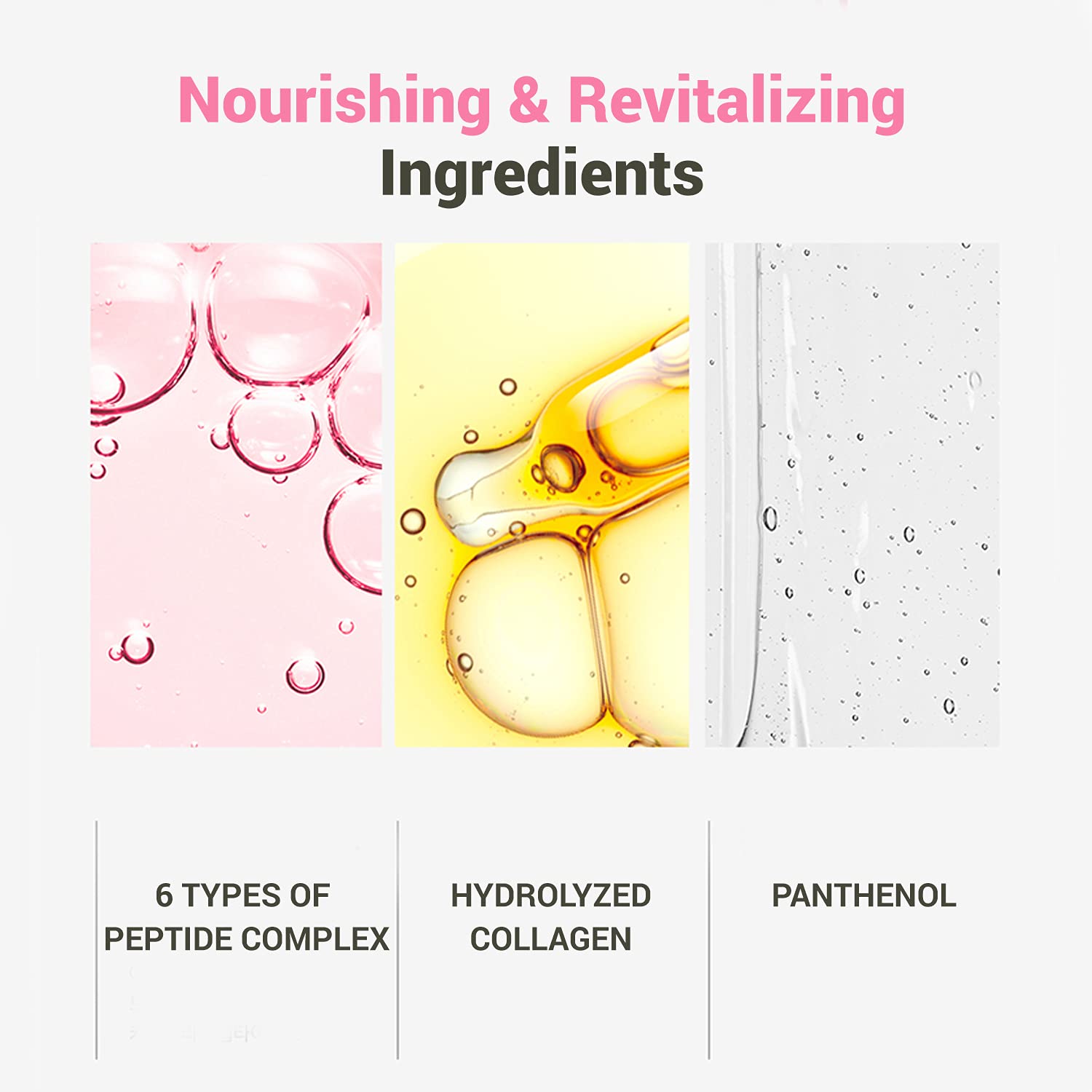 Mediheal Pepta Lifting Ampoule Mask, Pack of 15 - Peptides and Collagen Lifting Facial Mask Sheet