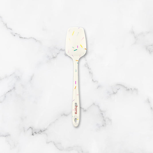 Elihome Mini Silicone Spoonula - Non-Stick Heat Resistant Silicone Scraper Spatula for Mixing