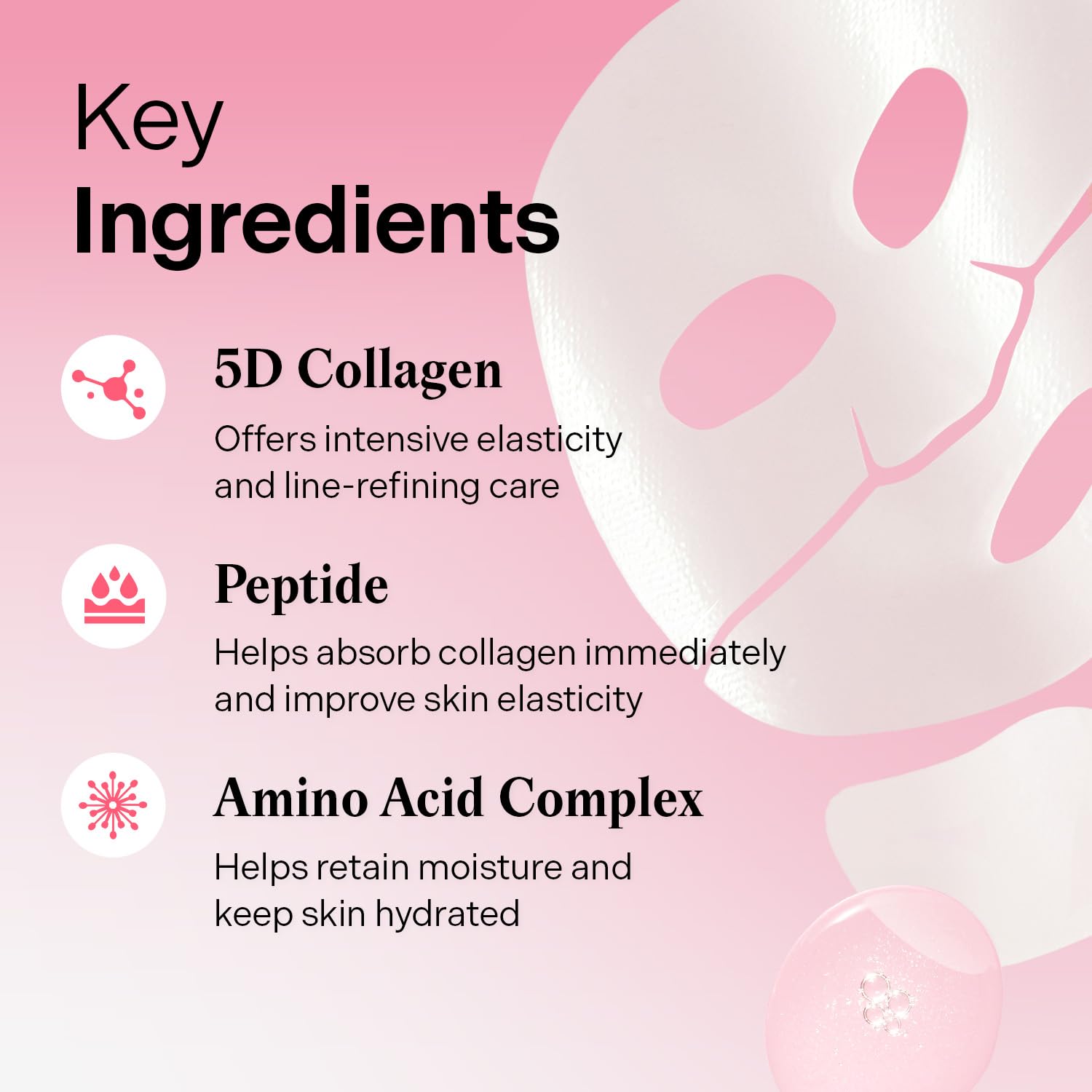 Torriden CELLMAZING Collagen Firming Gel Sheet Mask for Face & Neck (4 Pack) | Smoother