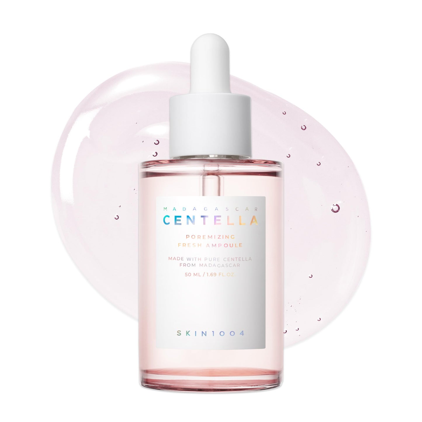 SKIN1004 Centella Poremizing Fresh Ampoule 1.69 fl.oz, 50ml, Korean Pink Serum for Enlarged Pores