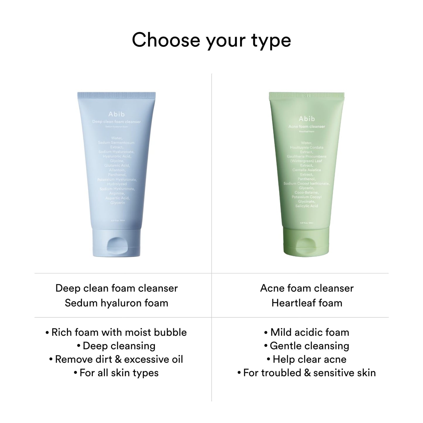 Abib Deep Clean Foam Cleanser Sedum Hyaluron Foam 150ml