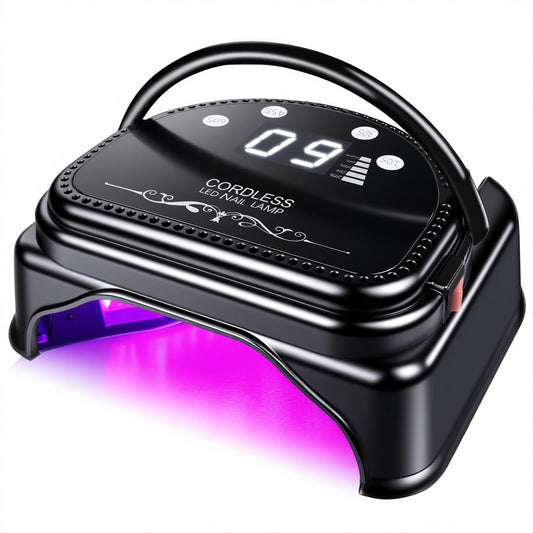 Professional Cordless UV LED Nail Lamp, Rechargeable Led Gel Nail Dryer, UV Light for