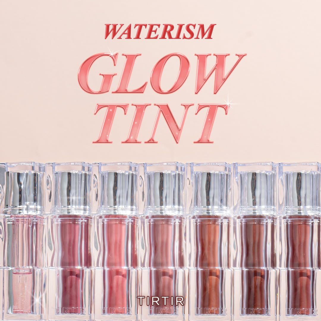 TIRTIR Waterism Tinted Lip Gloss #09 Salmon Syrup, 0.14 Fl Oz – Kiss Ready Lipgloss, 12H Long Lasting Non Sticky Natural Tinted Glow Korean Multiuse Cheek and Lip Tint for Women gift