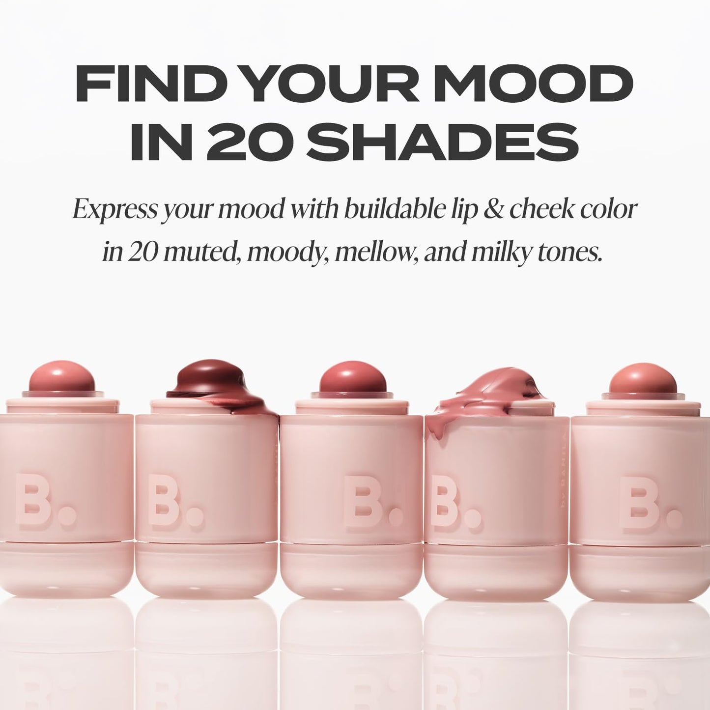 BANILA CO Romantic Blush Lip & Cheek - Creamy, 12 Peach Mousse (0.13 oz)