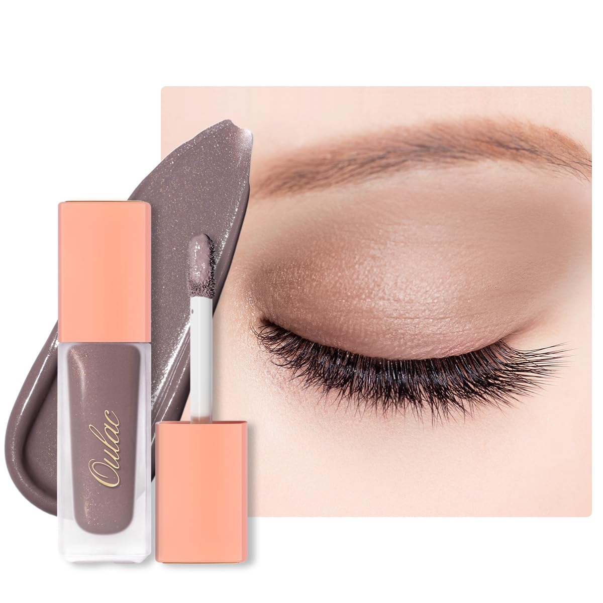 Oulac Matte Eyeshadow Red Liquid Eyeshadow Liquid Eyeliner| Available in 32 Colors Shimmer＆Metallic＆Matte Eyeshadows|One-Swipe Coverage Long Lasting & Blendable Eye Makeup, Vegan & Cruelty-Free SA07