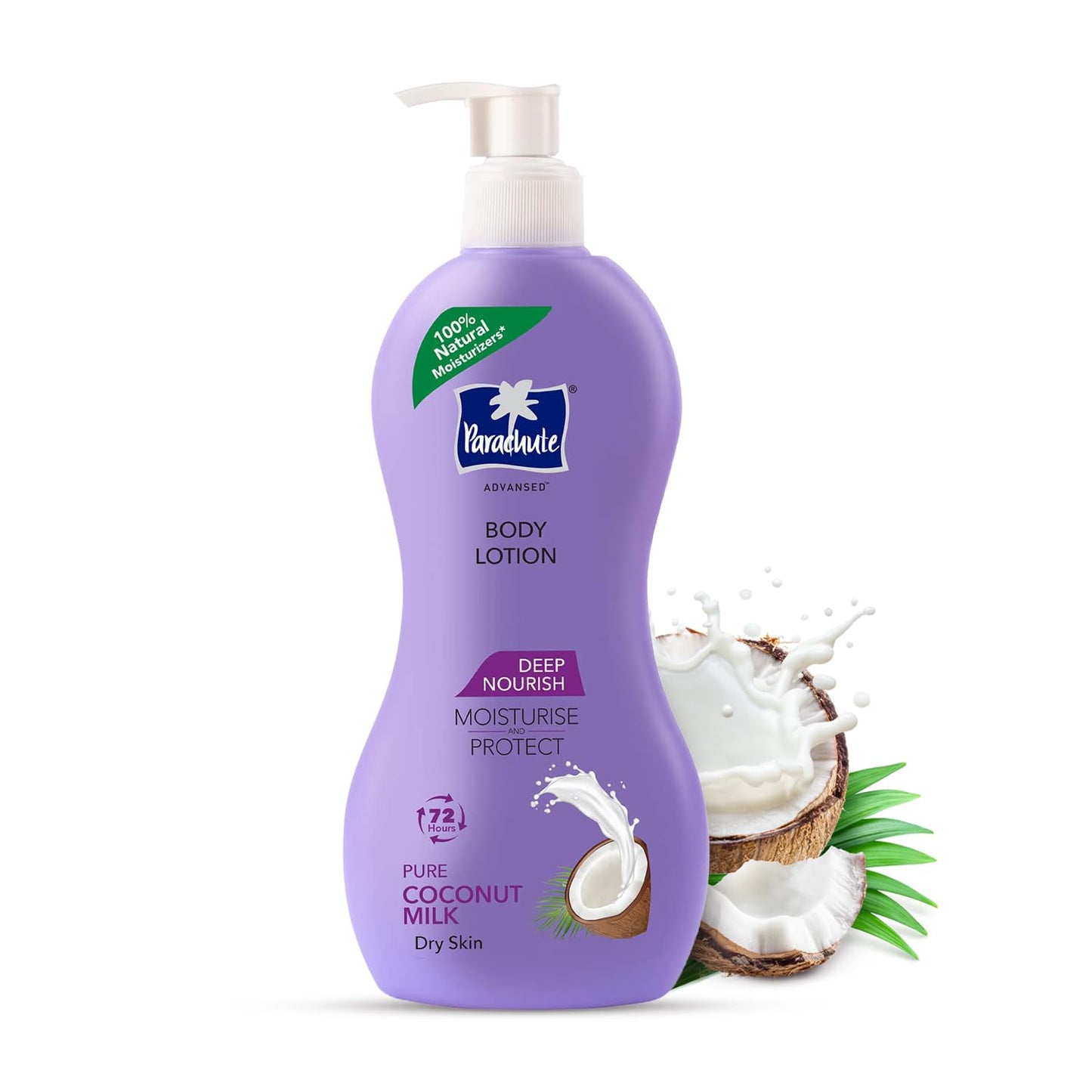 Parachute Advansed Deep Nourish Body Lotion with Pure Coconut Milk| For Women & Men |Restore Dry